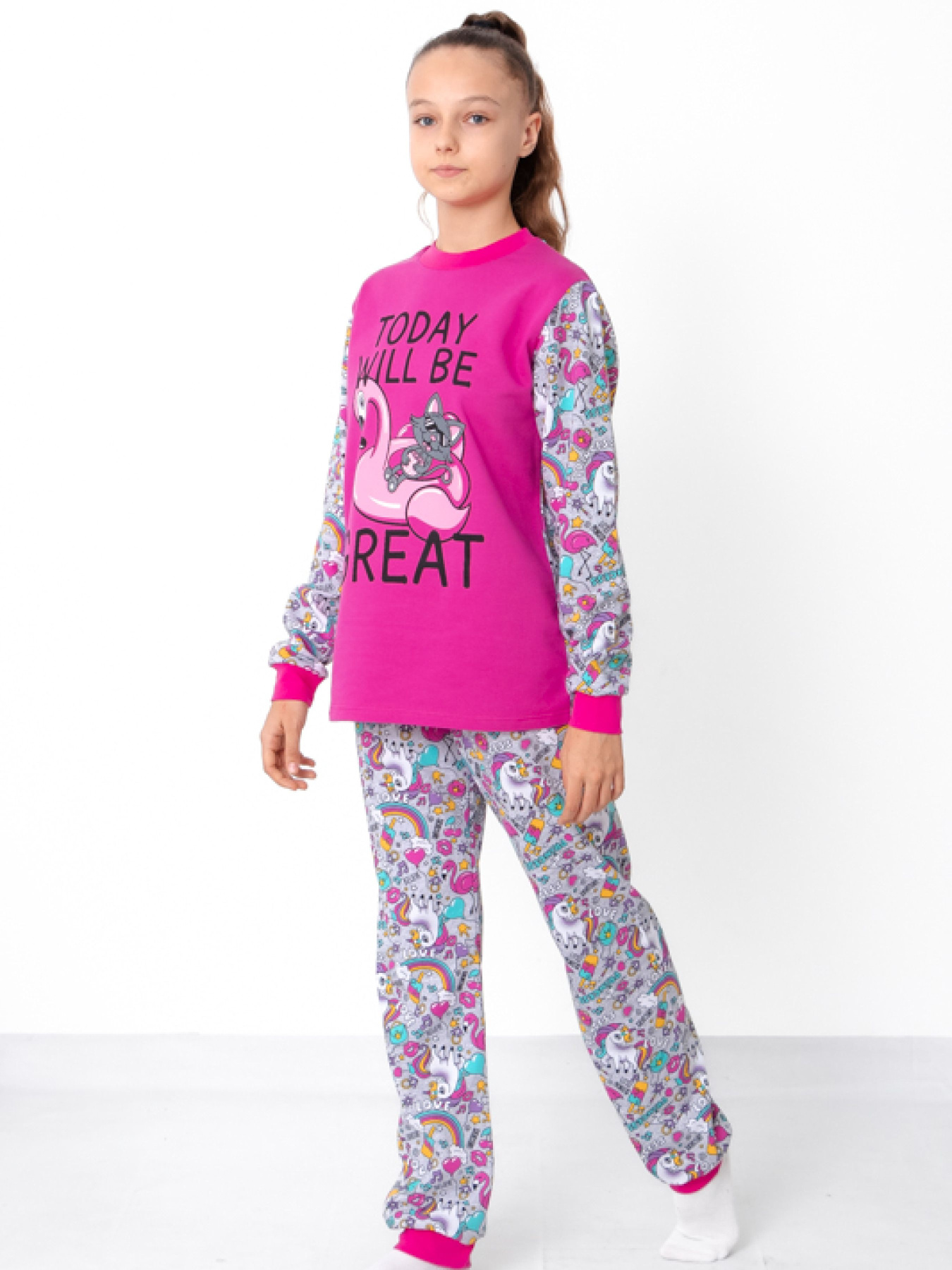 Пижама Носи своє модель 6076-024-33-2-1-flamngo-dinorg-srij Фото