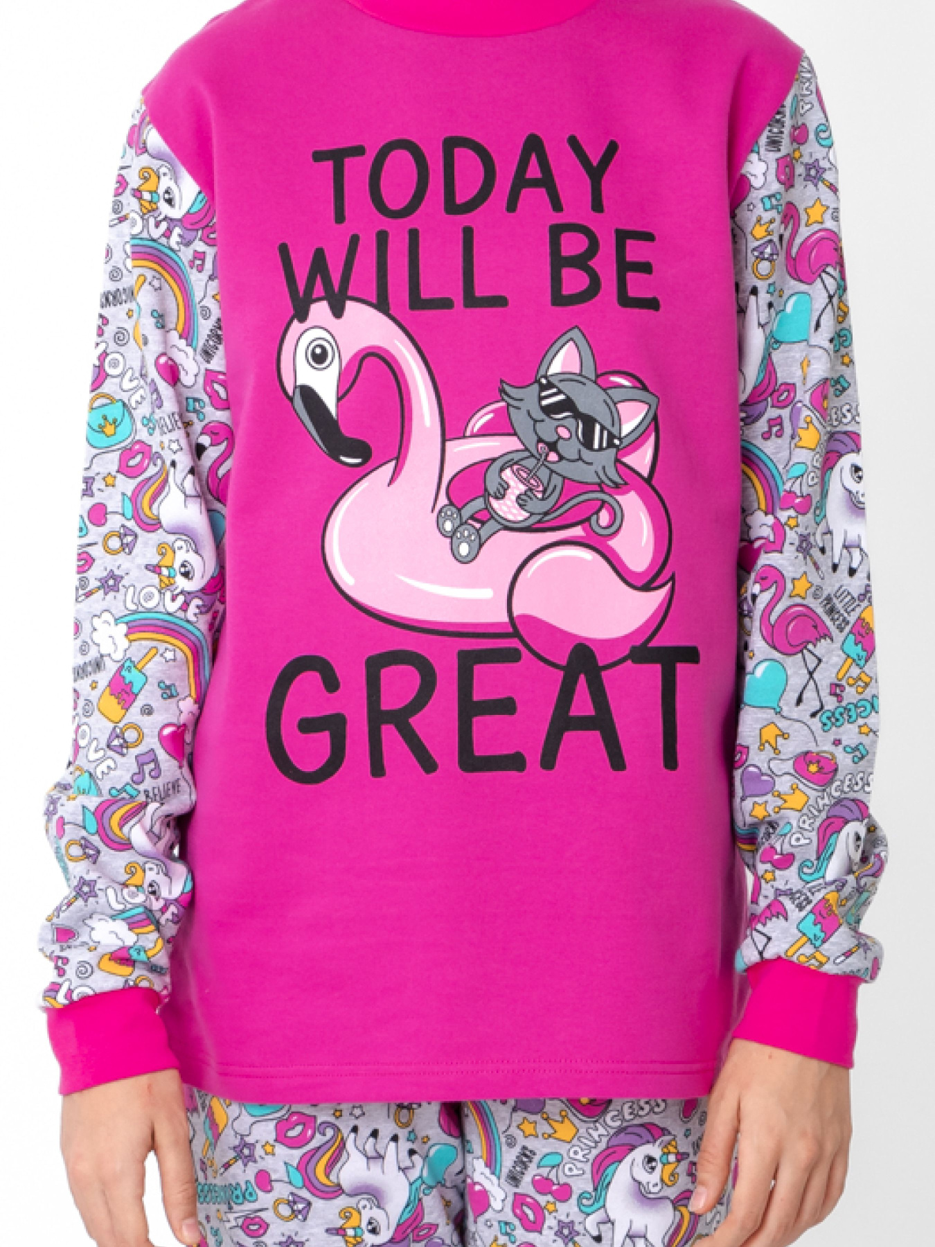 Пижама Носи своє модель 6076-024-33-2-1-flamngo-dinorg-srij Фото