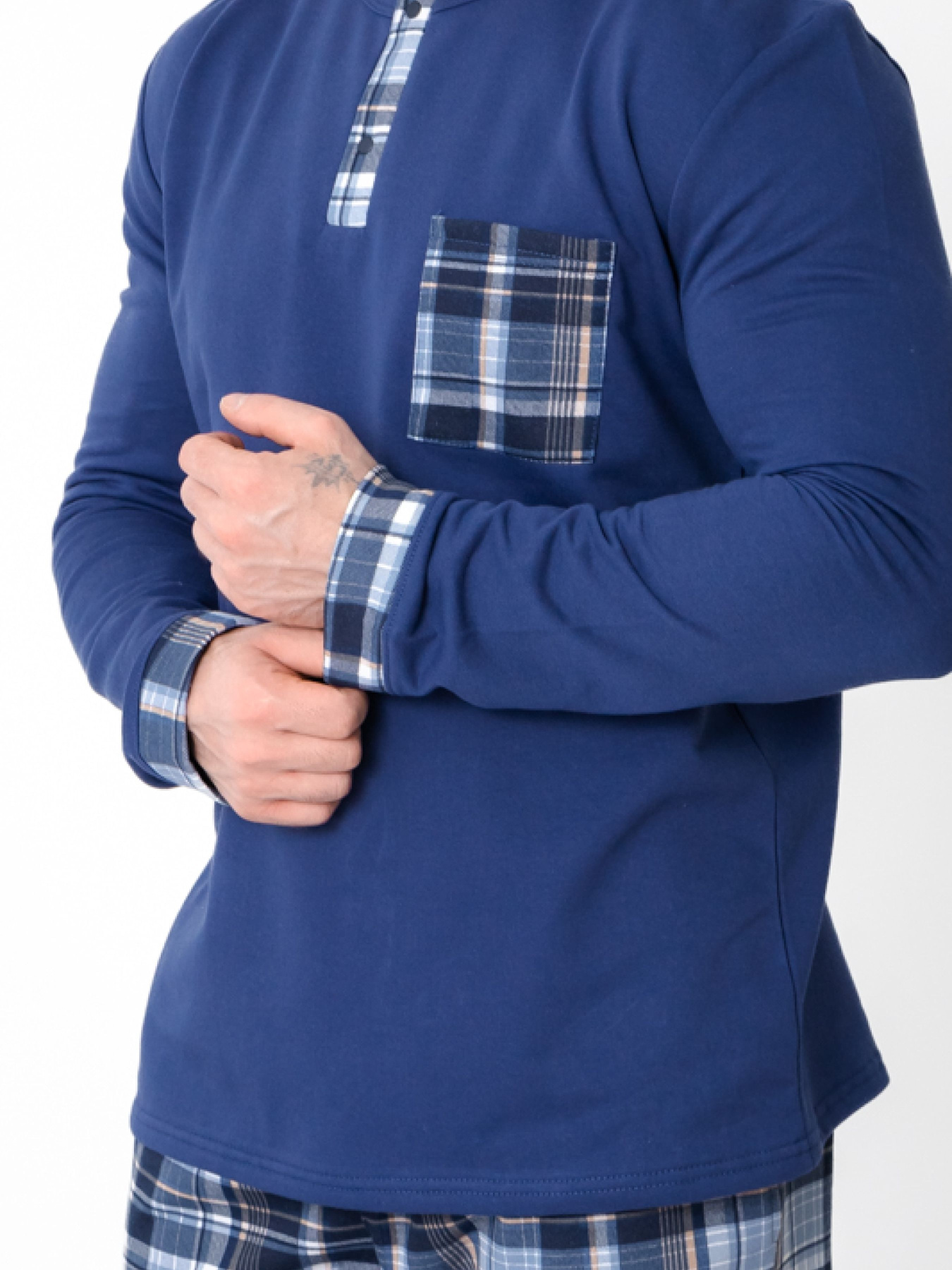 Пижама Носи своє модель 8625-024-kltinka-sinj-bezh Фото