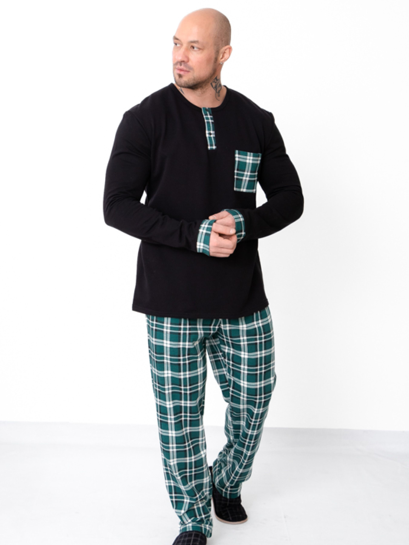 Пижама Носи своє модель 8625-024-kltinka-temno-zelenij Фото