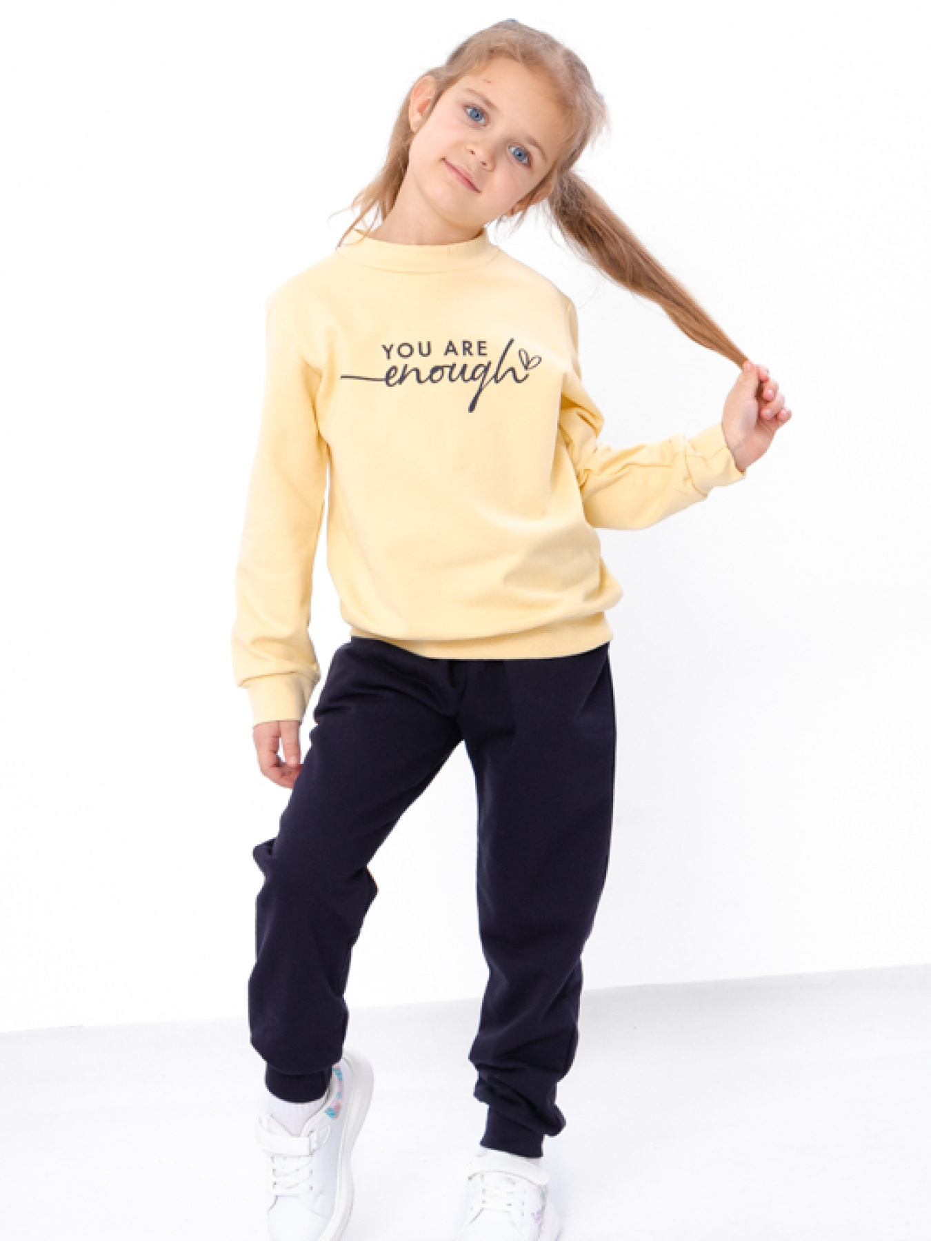 Спортивный костюм Носи своє модель 6063-023-33-7-svtlo-zhovtij-chorn-sinj Фото