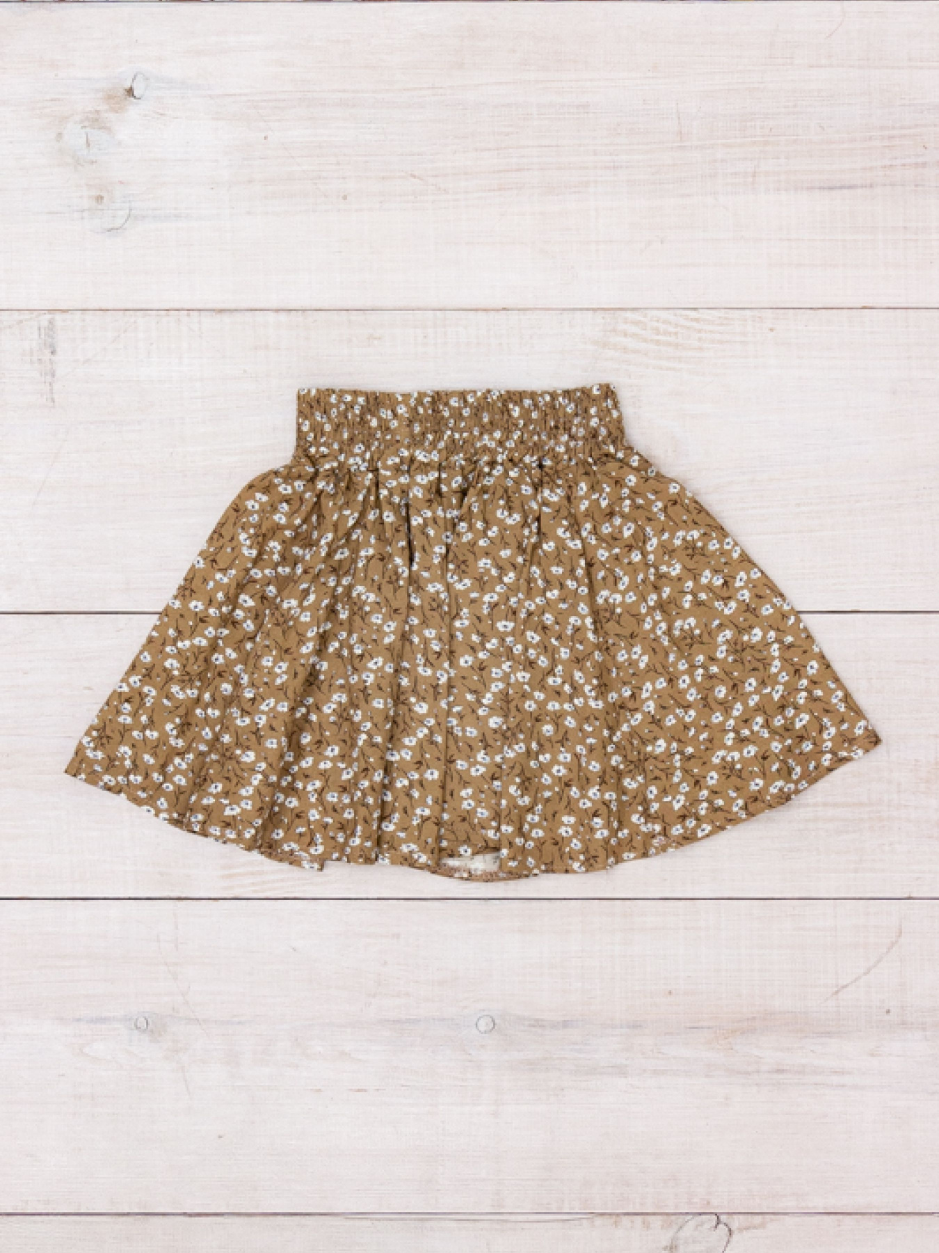 Юбка мини Носи своє модель 6276-102-2-kvtochki-na-svtlo-korichnevomu Фото