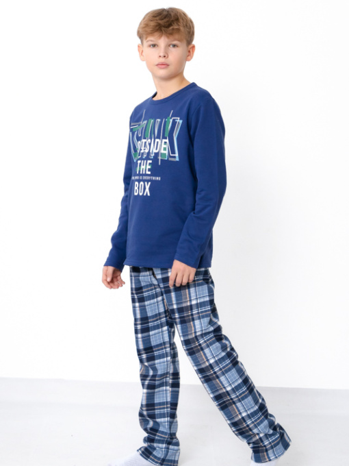 Пижама Носи своє модель 6076-024-33-1-kltinka-sinj-bezh-box Фото