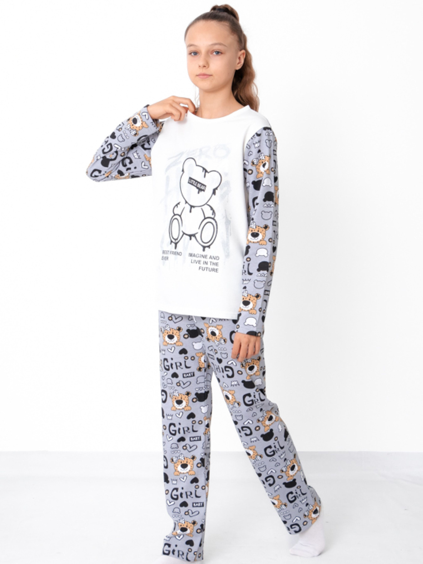 Пижама Носи своє модель 6076-024-33-2-leopard-srij Фото