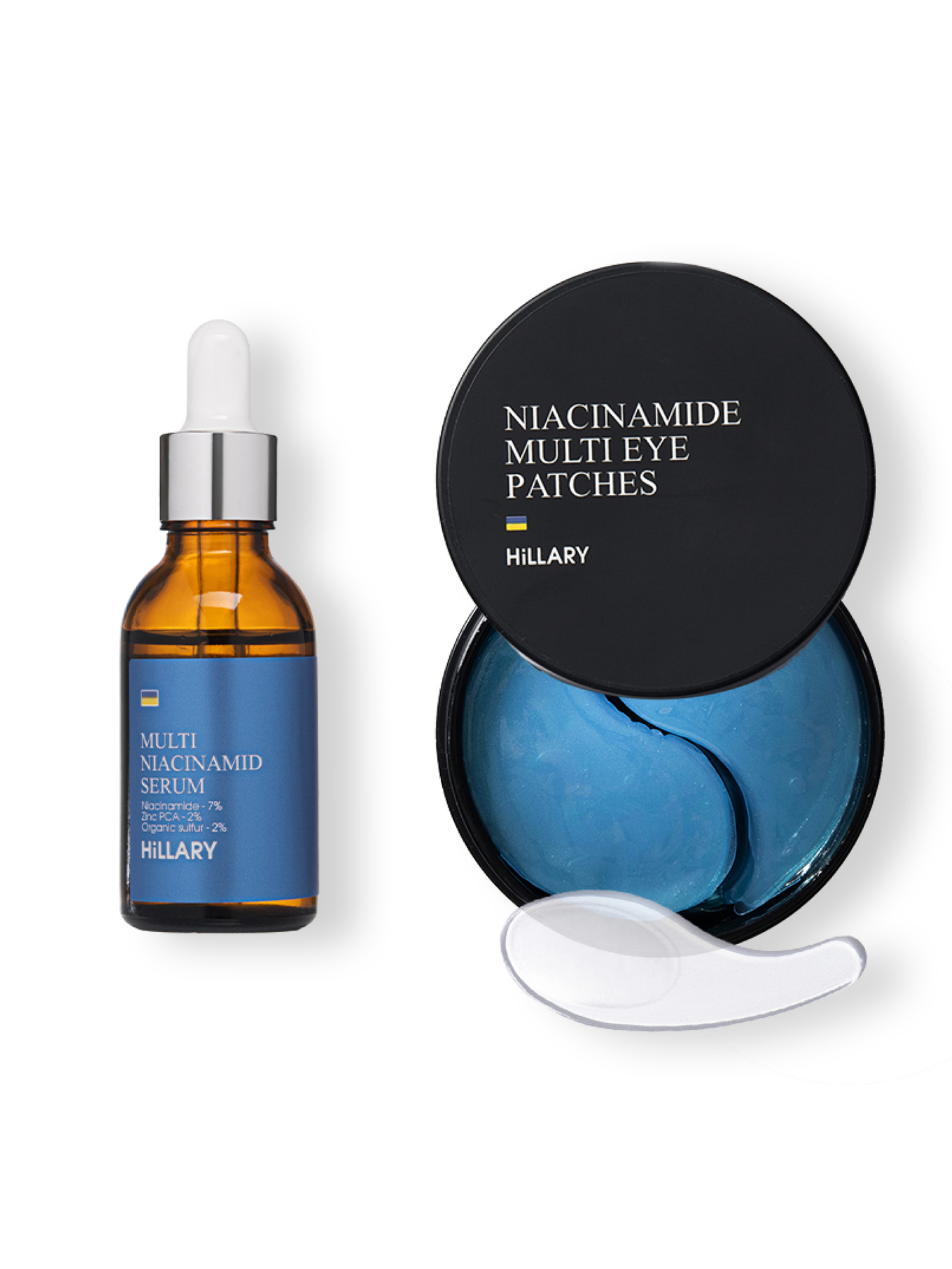 Мультисыворотка для лица + Мультифункциональные патчи с ниацинамидом Hillary модель K2-11-036 Фото
