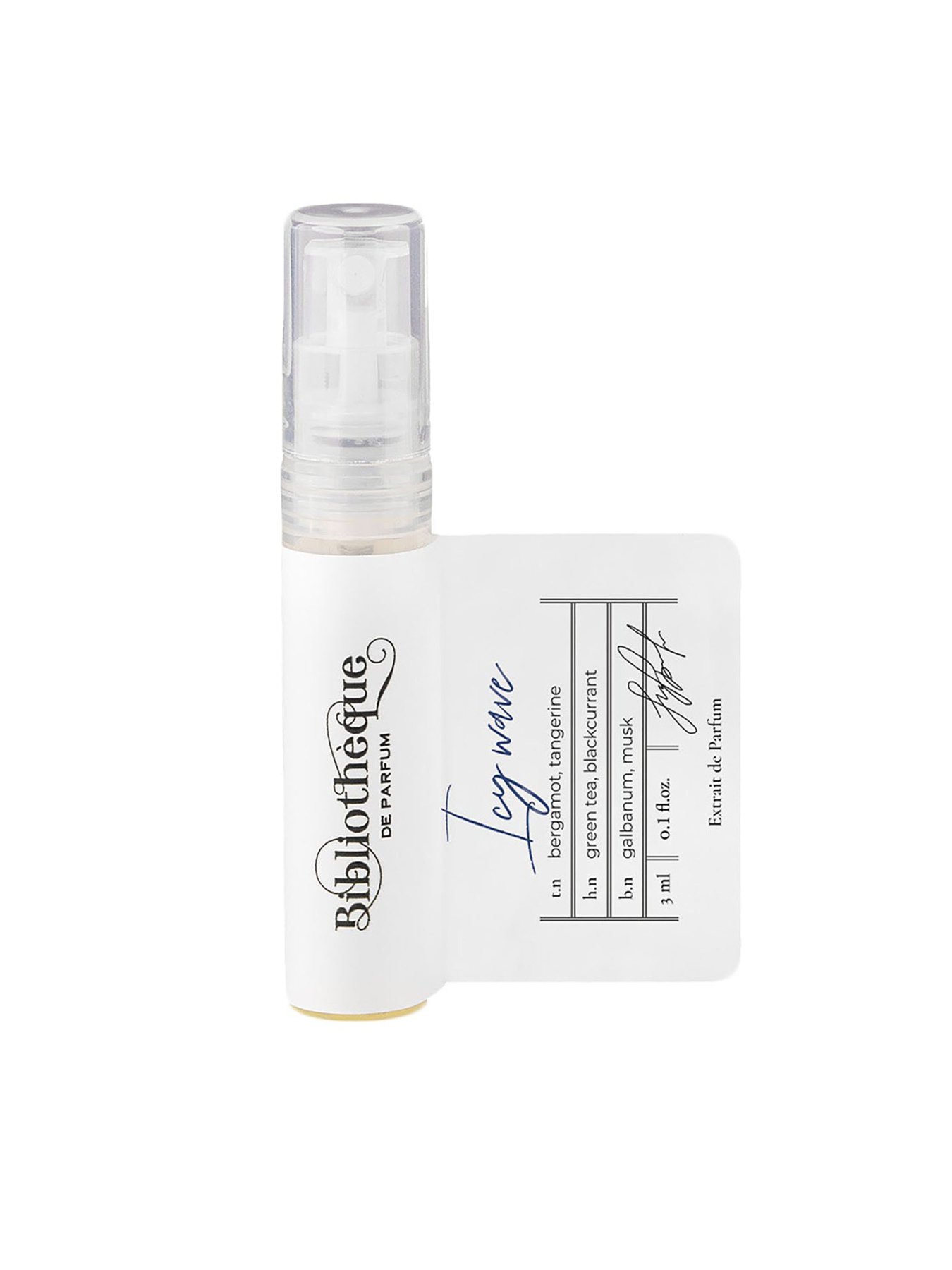 Парфумована вода Icy wave Bibliotheque de Parfum модель BdPIcywave3mlWMNSPRF Фото