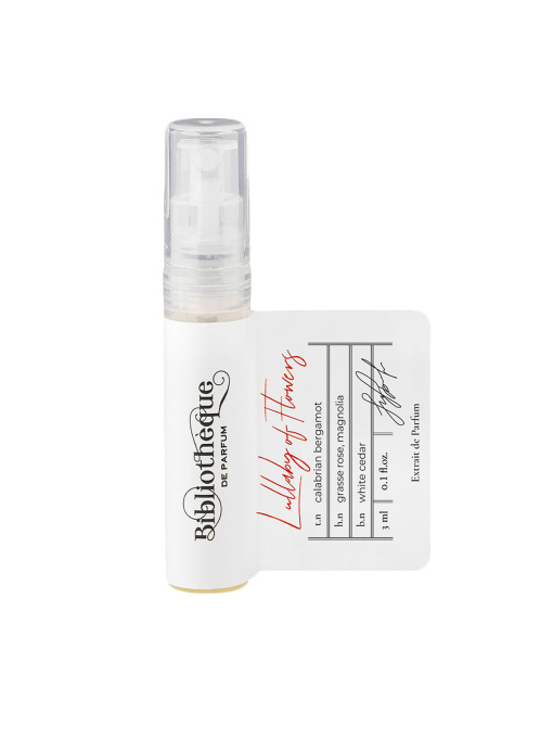 Парфюмированная вода Lullaby of flowers Bibliotheque de Parfum модель BdPLullabyofflowers3mlWMNSPRF Фото