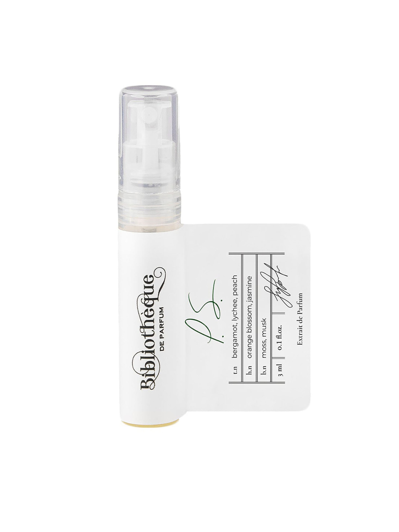 Парфумована вода P.S. Bibliotheque de Parfum модель BdPPS3mlWMNSPRF Фото