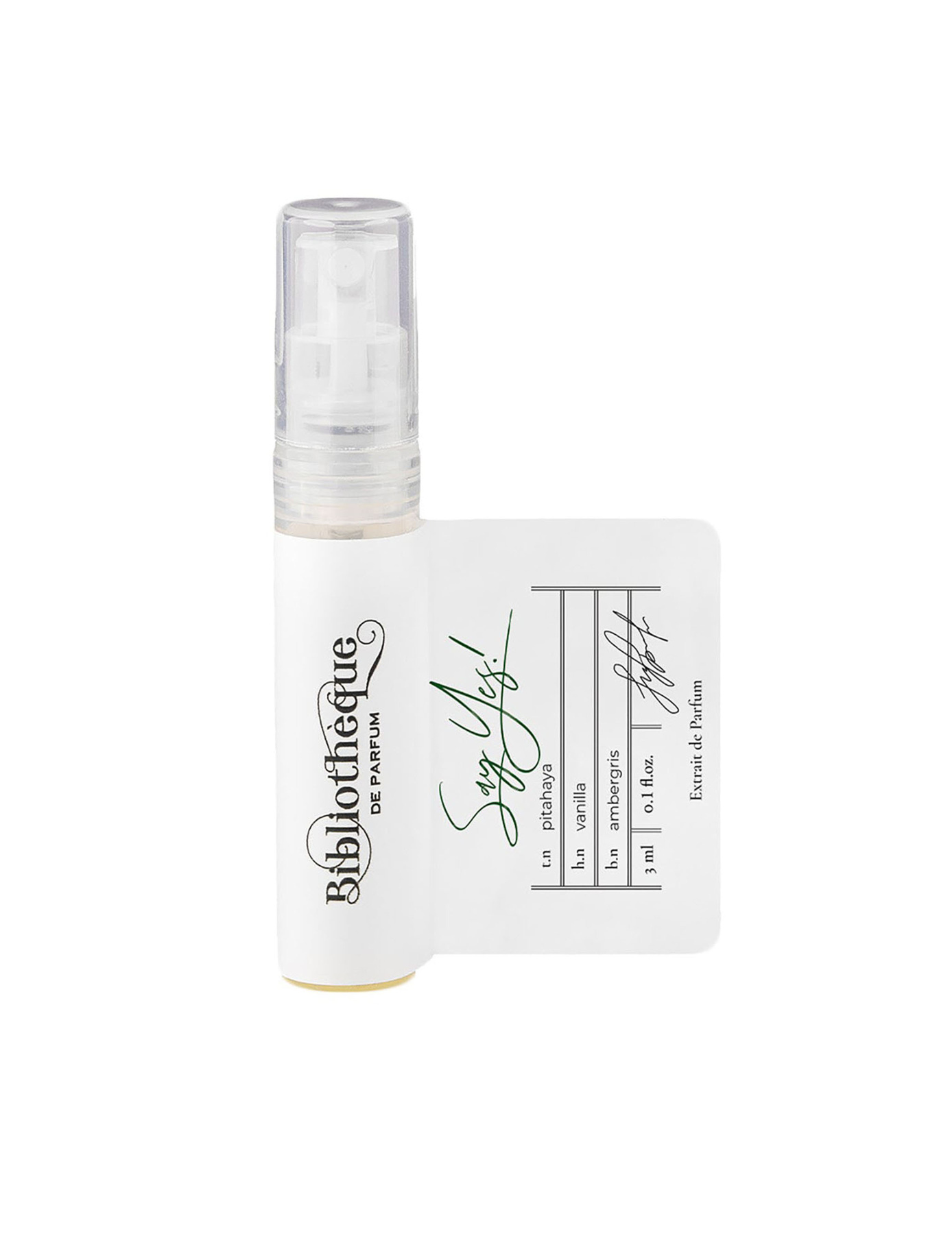 Парфумована вода Say Yes! Bibliotheque de Parfum модель BdPSayYes3mlWMNSPRF Фото