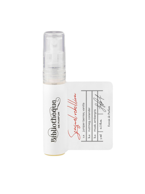 Парфюмированная вода Sensual rebellion Bibliotheque de Parfum модель BdPSensualrebellion3mlWMNSPRF Фото