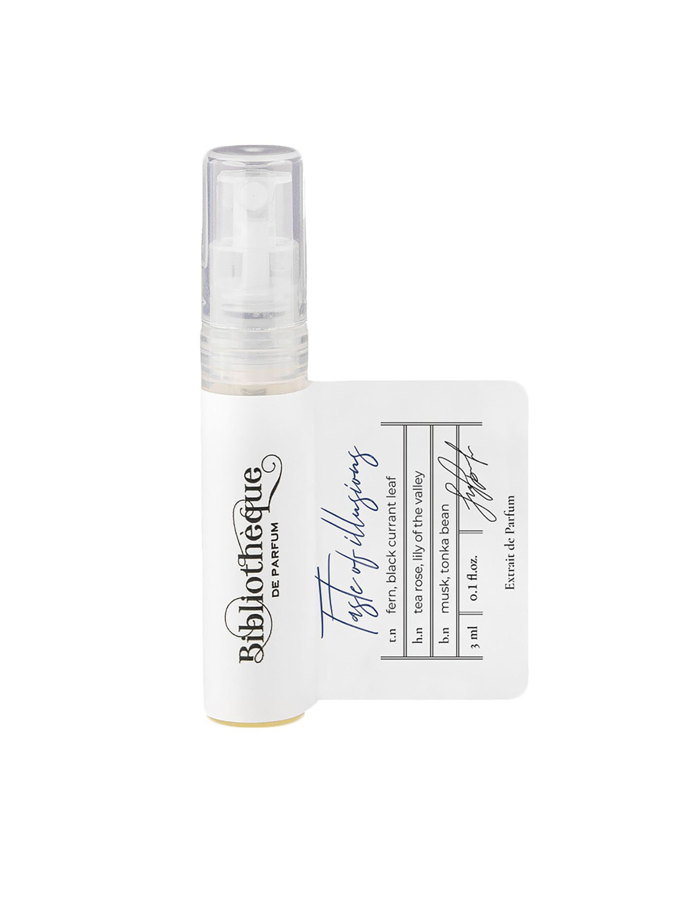 Парфумована вода Taste of illusions Bibliotheque de Parfum модель BdPTasteofillusions3mlWMNSPRF Фото