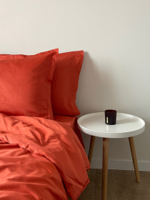 Комплект постільної білизни класичний морквяний Cozy модель 11501063 Комплект постільної білизни класичний морквяний Cozy модель 11501063 Фото