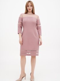 Платье мини Sassofono модель Копія_A272-SC-1852-1_лавандовый Платье мини Sassofono модель Копія_A272-SC-1852-1_лавандовый Фото