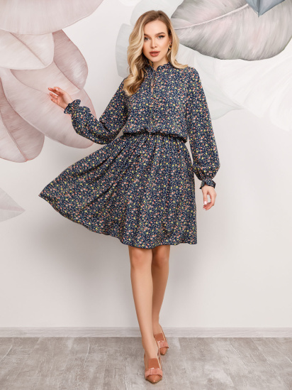 Сукня міні ISSA Plus модель 12499_multicolor - фото