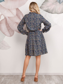 Сукня міні ISSA Plus модель 12499_multicolor Фото