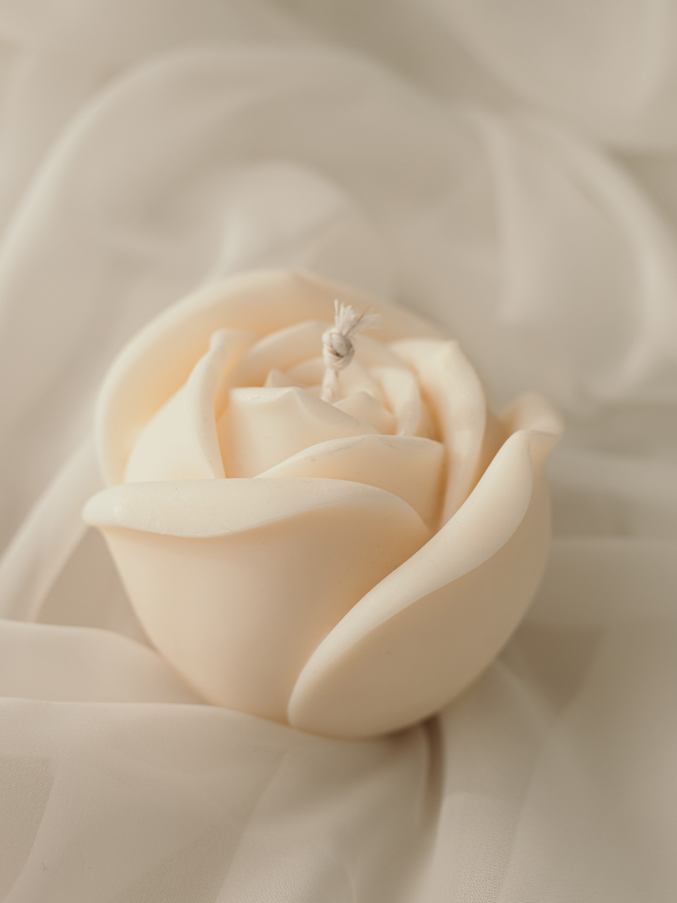 Набор свеч "Белые розы" из натурального оливкового воска Candle Design модель 200.0010 Фото