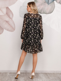 Платье мини ISSA Plus модель 12487_black Платье мини ISSA Plus модель 12487_black Фото