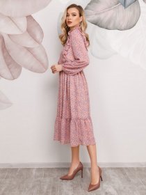 Платья ISSA Plus модель 12483_pink Фото