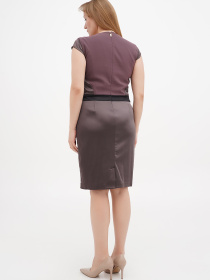 Платье мини Sassofono модель A271-SC-2568_мокко Фото