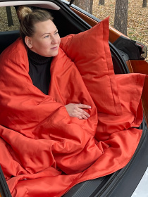 Наволочка класична морквяна Cozy модель 11501051 Фото