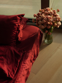 Наволочка класична винна Cozy модель 11781249 Фото