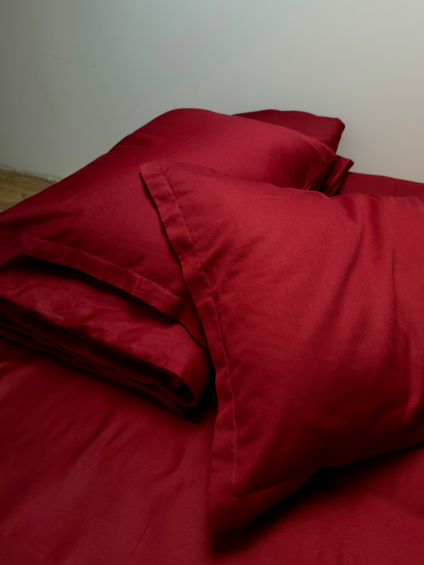 Наволочка класична винна Cozy модель 11781249 Фото