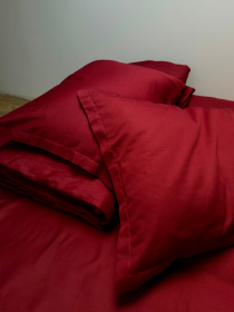 Наволочка класична винна Cozy модель 11781249 Фото