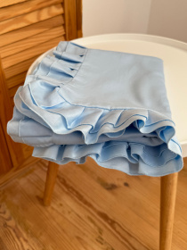 Наволочка з рюшами небесно-блакитна Cozy модель 10122190 Фото