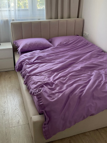 Наволочка з рюшами бузок Cozy модель 11151039 Фото