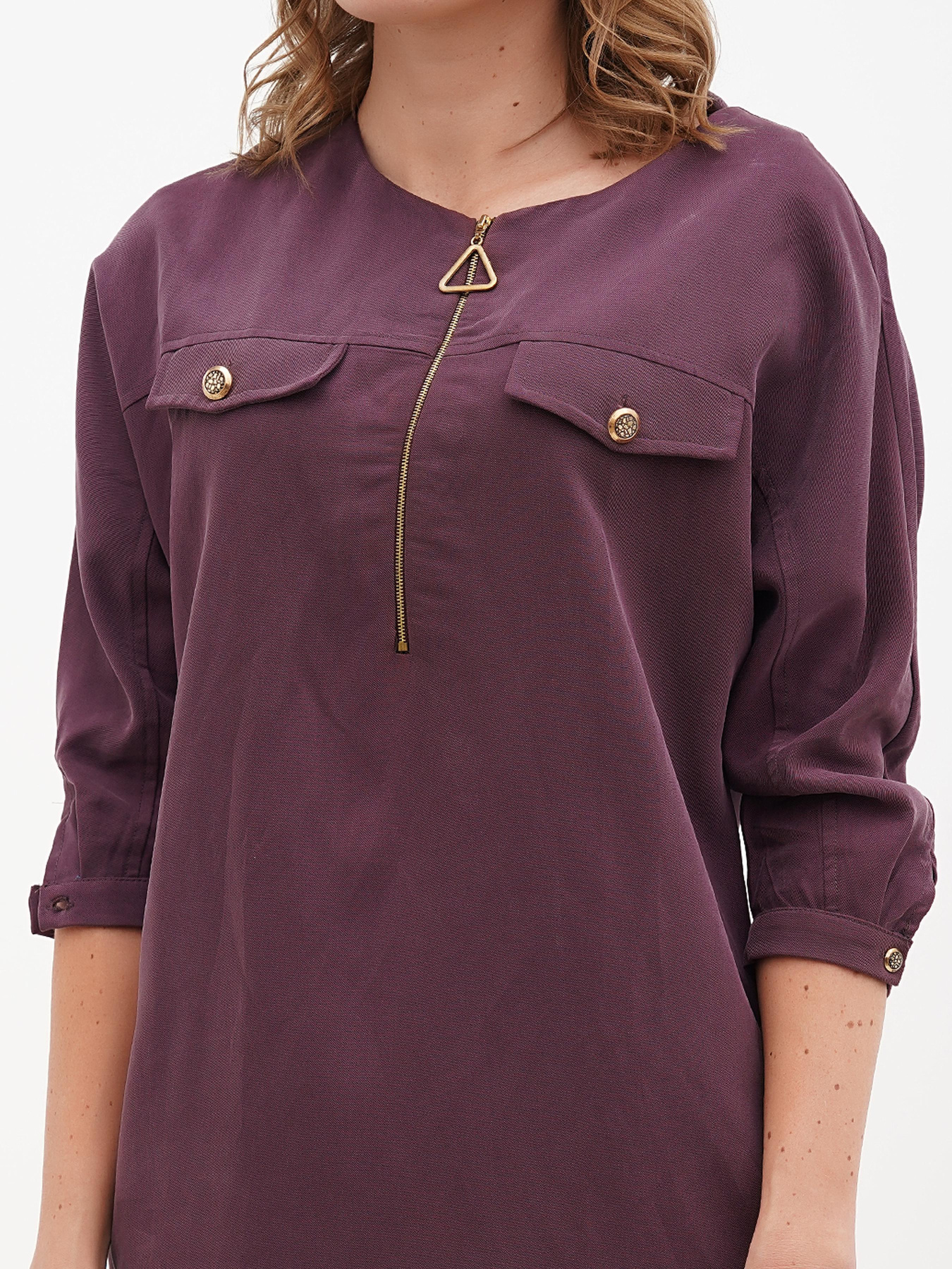 Сукня міні Sassofono модель A271-SC-3505_бордо Фото