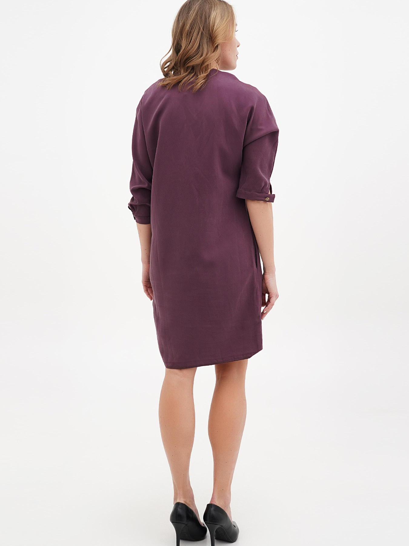 Сукня міні Sassofono модель A271-SC-3505_бордо Фото