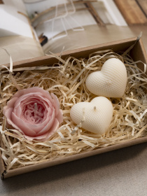 Набор ароматических свеч "Сердце чувств" из натурального оливкового воска Candle Design модель 200.0084 Фото