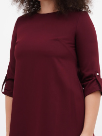 Сукня міні Sassofono модель A271-SC-3500_бордовый Фото