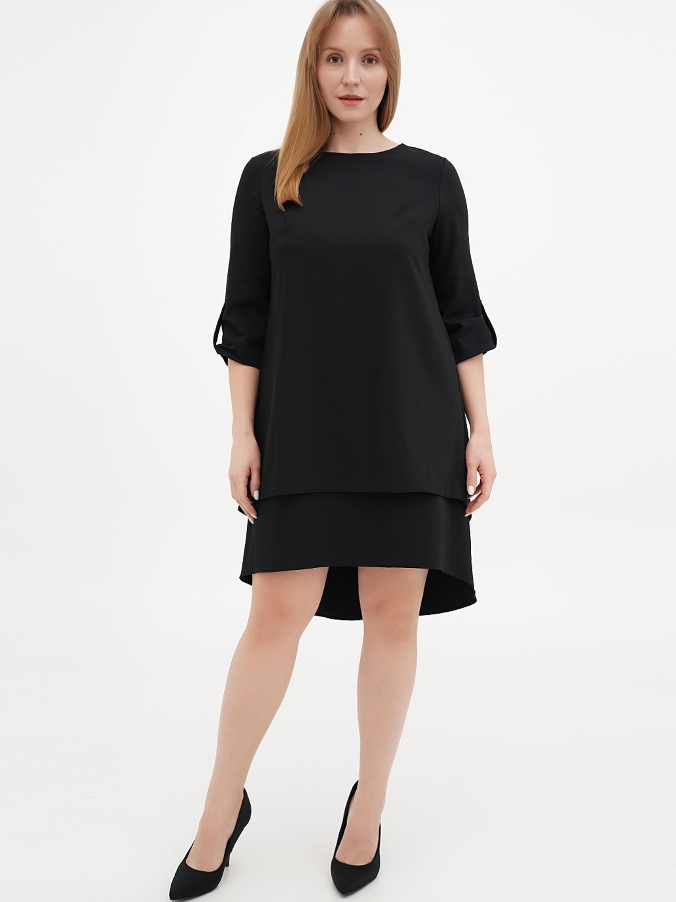 Сукня міні Sassofono модель A271-SC-3500_черный Фото