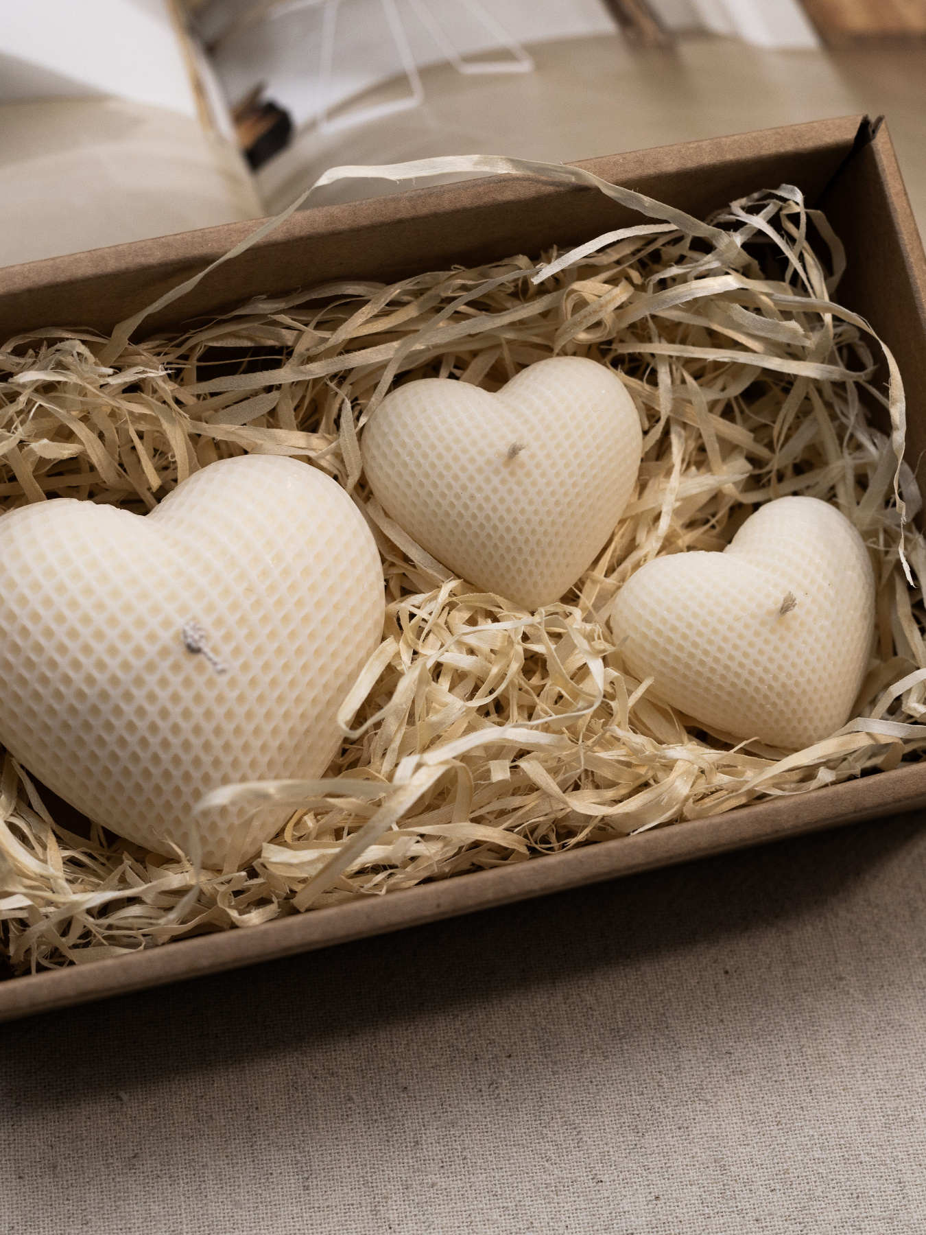 Набор ароматических свеч "Аромат любви" из натурального оливкового воска Candle Design модель 200.0032 Фото