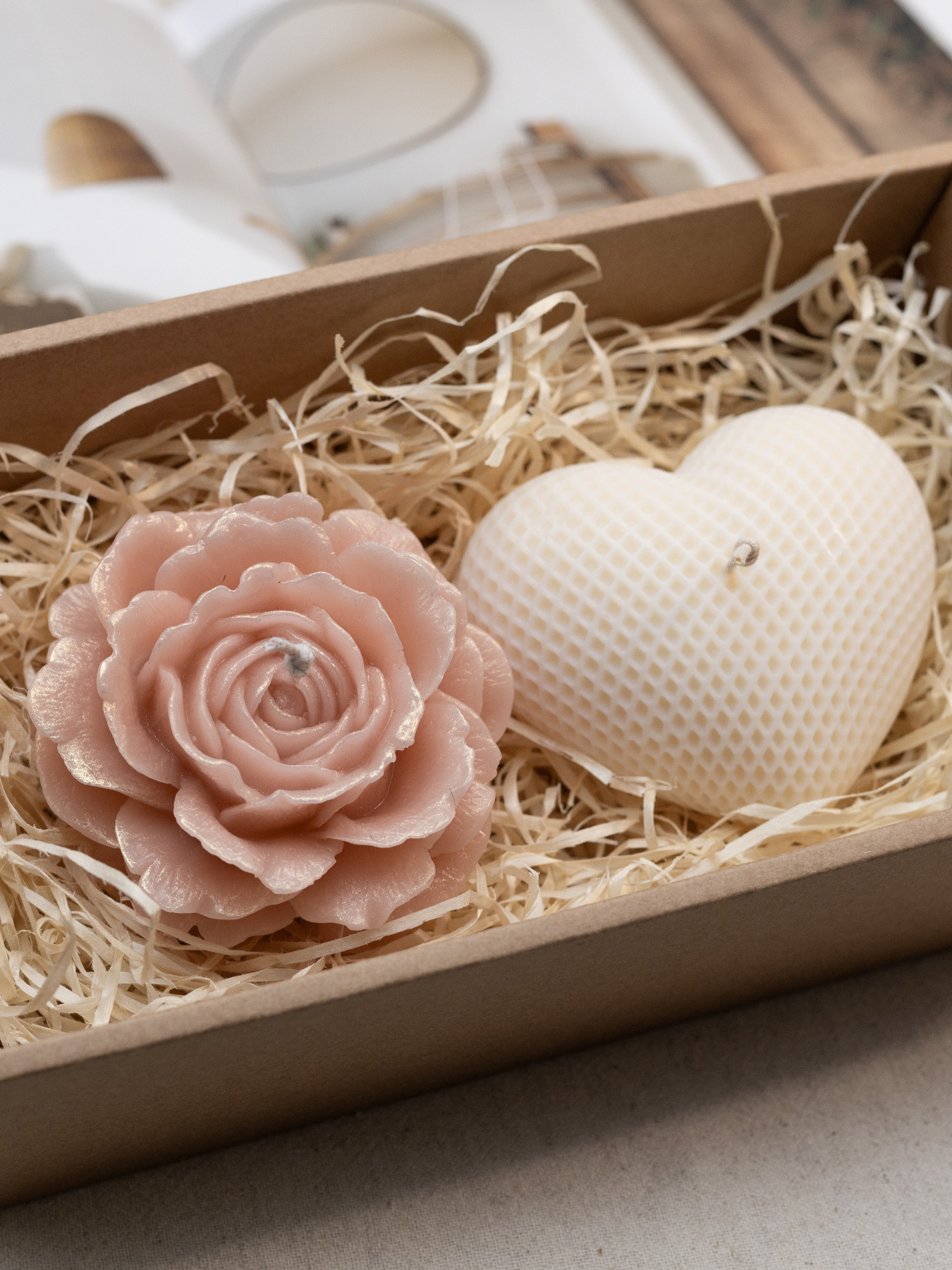 Набор ароматических свеч "Отражение чувств" из натурального оливкового воска Candle Design модель 200.0060 Фото