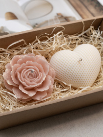 Набор ароматических свеч "Отражение чувств" из натурального оливкового воска Candle Design модель 200.0060 Фото