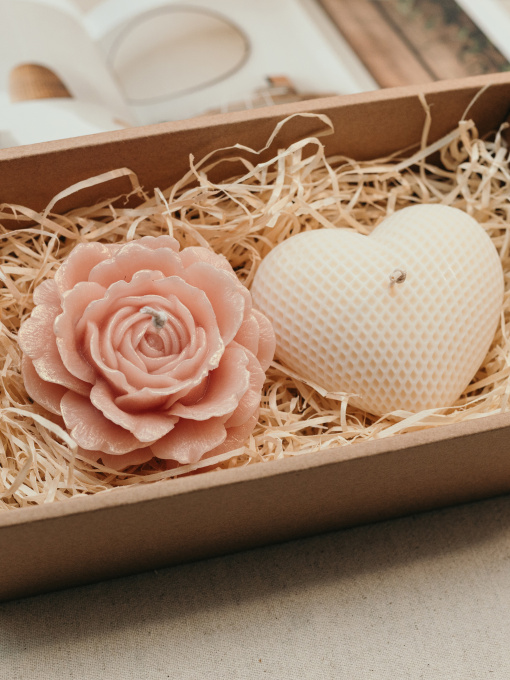 Набор ароматических свеч "Отражение чувств" из натурального оливкового воска Candle Design модель 200.0060 Фото