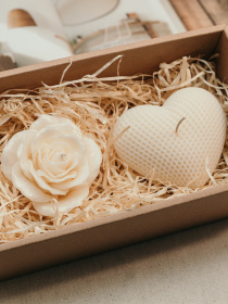 Набор ароматических свеч "Отражение чувств" из натурального оливкового воска Candle Design модель 200.0086 Фото