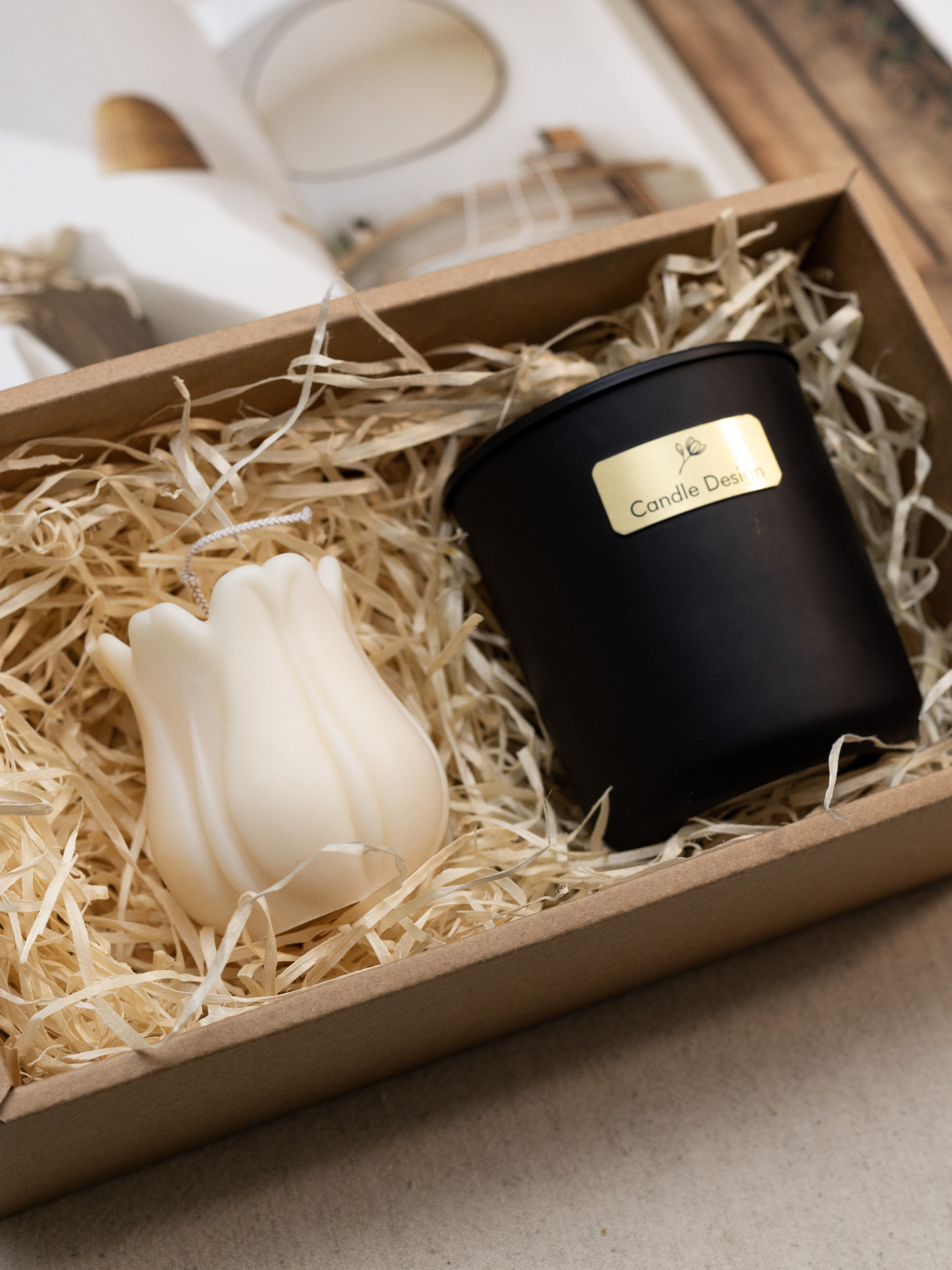 Набір ароматичних свічок "Ароматна гармонія", з натурального воску Candle Design модель 200.0088 Фото