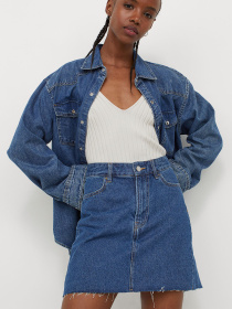 Джинсовая юбка H&M модель 63432 Джинсовая юбка H&M модель 63432 Фото