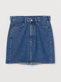 Джинсовая юбка H&M модель 63432 Джинсовая юбка H&M модель 63432 Фото