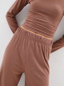 Повседневный костюм ISSA Plus модель 12853_beige Фото