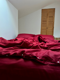 Підковдра класична винна Cozy модель 11781253 Підковдра класична винна Cozy модель 11781253 Фото