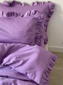 Підковдра з рюшами бузок Cozy модель 11151044 Підковдра з рюшами бузок Cozy модель 11151044 Фото