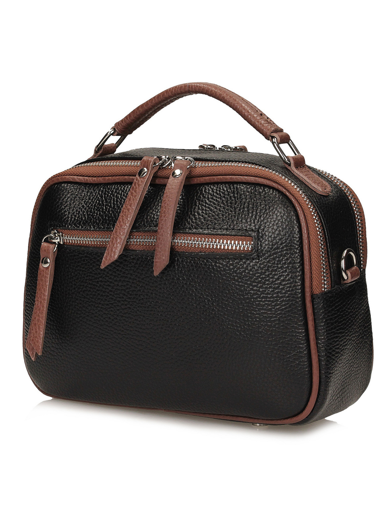 Кросс-боди Toscanio модель F264CZARNY-BRAZD23 Фото