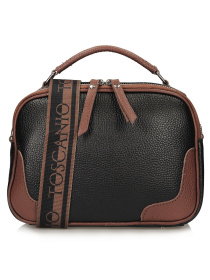 Кросс-боди Toscanio модель F264CZARNY-BRAZD23 Фото