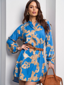 Платье мини ISSA Plus модель 15006_синий Фото