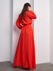 Платье макси ISSA Plus модель 15008_красный Фото