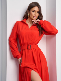 Платье макси ISSA Plus модель 15008_красный Фото